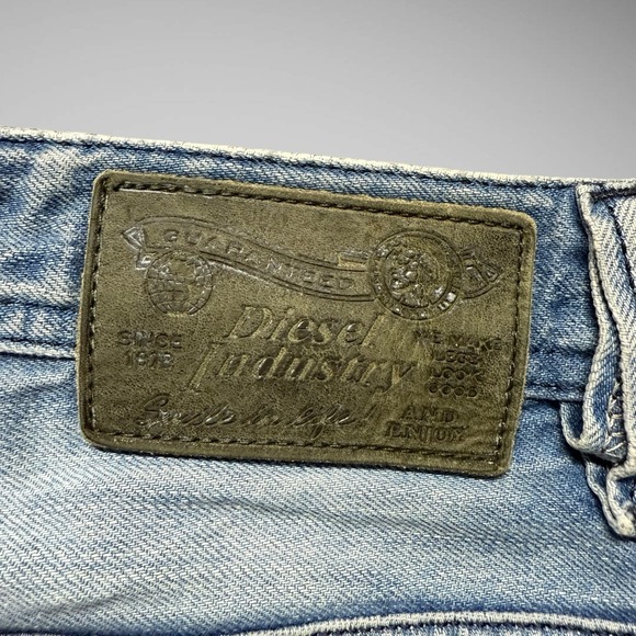 Diesel Jeans Mens‎ 28x34 (33" Inseam) Safado Slim Straight Distressed Thrashed - Picture 11 of 16